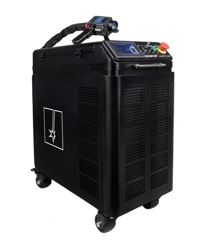 Bok spawarki ręcznej laserowej Spartus Easy 1500 3w1
